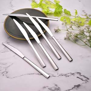 Set of 6 Smooth <b>Slice</b> <b>Knives</b> Stainless Steel Blades - Product Image 2