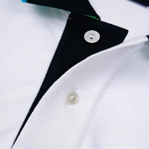Venta al por mayor OEM Polo de algodón a granel en blanco bordado de alta calidad personalizado de cuello alto Polos de los hombres - Product Image 2