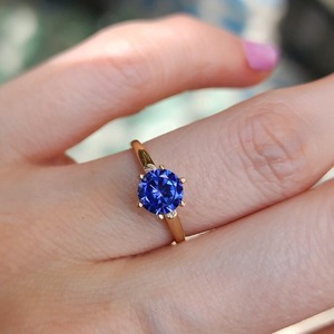 Anillo de Tanzanita de Corte Ovalado en Plata 925 Hecho a Mano, Joyería Fina con Piedras Preciosas para Compromiso o Aniversario, Chapado en Oro, Diciembre - Product Image 3