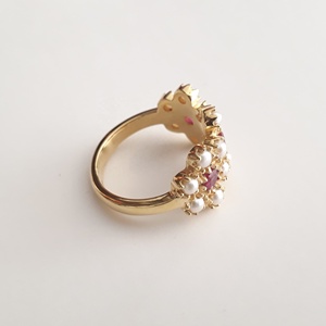 Trang Sức Đá Quý Mạ Vàng 3 Micron Mới Nhất Thiết Kế Nhẫn Bạc Ý 925 Nguyên Chất Giá Trị Tinh Khiết Với Đá Xanh Cho Nữ - Product Image 2