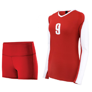 Conjuntos de uniformes deportivos de equipo de voleibol de manga cómoda de moda hechos a medida con diseño de sublimación para deportes de voleibol - Product Image 3