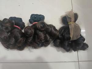 Extensiones de cabello rizado de bebé liso Natural crudo 100 por ciento de larga duración, cutículas alineadas de una sola pieza, cabello humano de alta calidad - Product Image 6