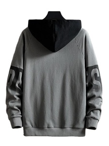 Venta al por mayor de invierno de algodón polar Sudadera con capucha de los hombres Casual streetwear algodón personalizado con capucha de calidad barata sudaderas con capucha de algodón para los hombres - Product Image 2