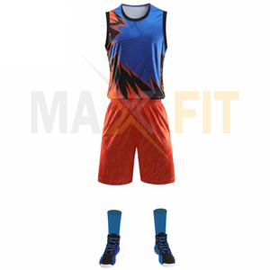 ชุดกีฬา Maxfit ชุดบาสเก็ตบอลชุดบาสเก็ตบอลออกแบบได้ตามต้องการ - Product Image 4