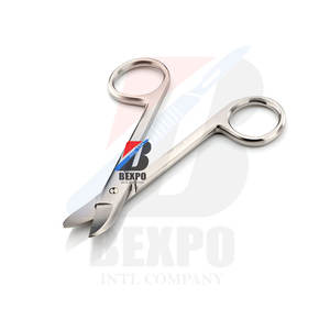 Instruments dentaires pour le retrait des ciseaux à couronne incurvée et l'extraction des dents en acier inoxydable manuel - Product Image 1