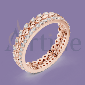 14K Stylish <b>Open</b> Ended Gold <b>Ring</b> - Product Image 1