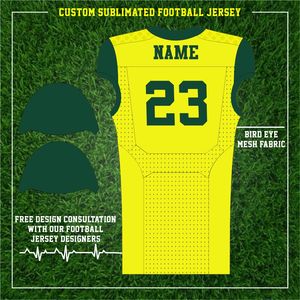 Venta al por mayor de ropa de fútbol americano unisex personalizada, uniformes juveniles para hombres y mujeres, camisetas transpirables para niños con logotipo de sublimación - Product Image 3