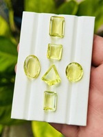 Quartz Citron Jaune, Pierres Précieuses Naturelles de Formes Variées, Pierre Taillée de Haute Qualité, Lot pour la Fabrication de Bijoux, Pierre en Vrac 15-25 Carats