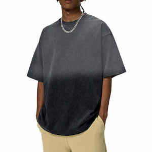 Camiseta de verano para hombre con estampado de algodón 100% personalizado de alta calidad, diseño impreso, informal, manga corta, cuello redondo, antibolitas - Product Image 2