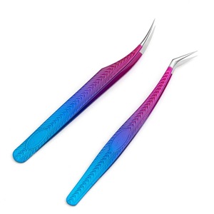 Pince à épiler durable en acier inoxydable Nail Art et outils de maquillage d'extension de faux cils - Product Image 1
