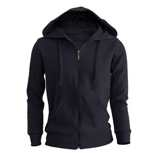 Sudaderas con Cremallera para Hombre al por Mayor, 100% Algodón, Forro Polar Transpirable, Corte Regular, Logotipo Personalizado Frontal, Sudadera de Invierno - Product Image 1
