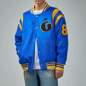 Veste Lettermen légère pour la saison hivernale, sur mesure, nouveau style, pour hommes - Product Image 3