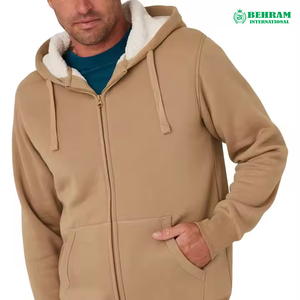 Sweat-shirts à fermeture éclair à coupe classique avec logo personnalisé (3D) |   100% coton molletonné/éponge française |   Sweat-shirts unisexes personnalisés avec broderie - Product Image 6