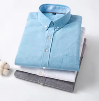T-shirt décontracté pour homme, col en V, manches longues, coupe classique, 100 % coton 180 g, tissu Oxford uni, respirant, séchage rapide, anti-rétrécissement