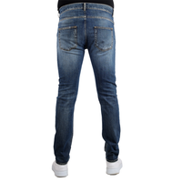 Marque privée italienne style slim fit 2024 nouvelle collection blu hommes jeans pantalons pour la vente en gros de marque privée 98% coton 2% ea
