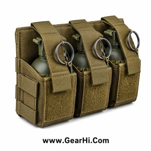 Bolsa para Granadas, Portaherramientas, Bolsa de Almacenamiento MOLLE para Chaleco de Combate, Bolsas de Almacenamiento Individuales, Nailon Cordura 1000D Impermeable - Product Image 2