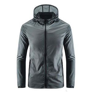 Veste tactique unisexe personnalisée pour la pêche, imperméable, respirante, à séchage rapide, coupe-vent, vente en gros, bombardier, logo personnalisé, softshell en PU, fermeture éclair - Product Image 3