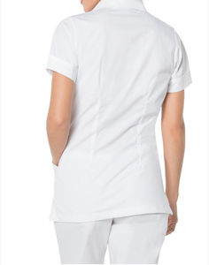 Uniformes médicos para mujer XL y 4XL Conjuntos de uniformes de enfermería Moda Suave Elástico Spandex verano Hospital uniformes - Product Image 3