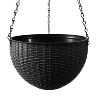 Pot Tanaman Oval HDPE 8 Inch Ramah Lingkungan, Tahan Lama, Ringan, Warna-warni, Dekoratif, Sederhana, Modern, untuk Taman Luar Ruangan, Pot Kecil, Rumah