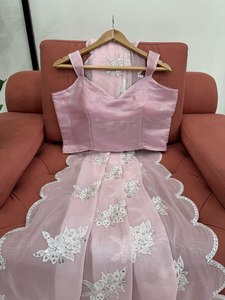 Zimmy Chu ผ้าหนางานปักที่มีเอกลักษณ์พร้อมเสื้อประดับตกแต่งสำหรับงานปาร์ตี้แฟชั่นอินเดียและปากีสถาน - Product Image 4