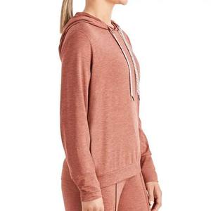 Sudadera con capucha de gran tamaño de algodón 100% para mujer, Material ligero de secado rápido, transpirable, estampado de logotipo personalizado, Sudadera con capucha - Product Image 3
