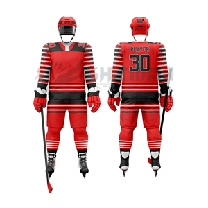 2025 Custom Logo Design Männer Eishockey Uniform Atmungsaktiv Großhandel Made Men Eishockey Uniform Set mit günstigen Preis zum Verkauf - Product Image 3