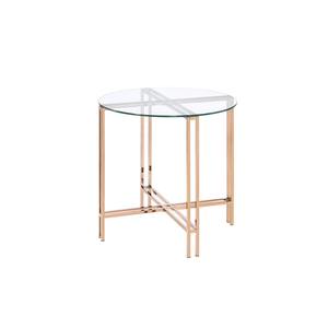 Mesa de Centro Moderna de Metal Ecológica de Calidad Exclusiva con Acabado Dorado, Diseño Admirable para Muebles de Hogar - Product Image 1