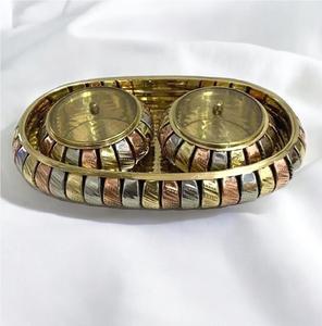 Boîtes de rangement décoratives en fer écologiques faites à la main pour épices et herbes, pour le stockage en vrac dans la cuisine, artisanat indien Tayyab - Product Image 1