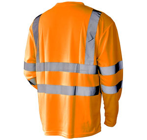 T-shirt de sécurité personnalisé, vêtements de travail réfléchissants, vêtements de sécurité, taille plus, vêtements de travail d'hiver haute visibilité, réfléchissant pour hommes - Product Image 4