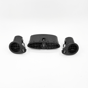 Nouveau 7701208585 7701061207 7701061212 Ensemble de grilles d'aération de tableau de bord en plastique ABS noir pour Clio III Hatchback Grandtour Centre Gauche - Product Image 3
