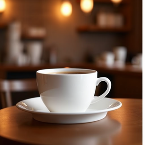 Juego de Tazas de Café Reutilizables Esmeyer Porcelain White Bistro (200 ml, 6 Piezas/Paquete) - Product Image 3