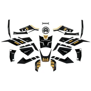 Kit Adesivi Protettivi 3D Completo Compatibile con Suzuki V-Strom 1050 Gold, Adesivi per Moto - Product Image 1