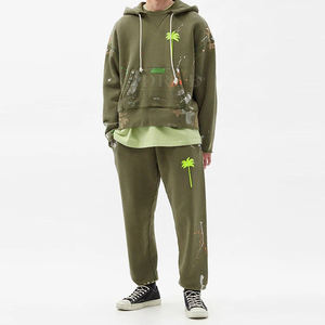 Vente en gros Prix Best Design OEM Service Hommes Sweats à capuche imprimés Nouveaux basiques à la mode Sweats à capuche imprimés - Product Image 4