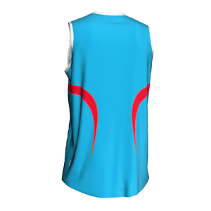 Camiseta de Baloncesto Sublimada Personalizada, Cuello en V, Sin Mangas, Poliéster Transpirable, Uniforme de Equipo Unisex para Adultos - Product Image 2