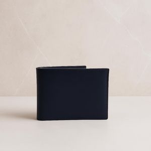 กระเป๋าสตางค์ผู้ชายสไตล์วินเทจแบบพับสองทบกระเป๋าสตางค์หนังแท้เปิด CHW-0013ของขวัญครบรอบการจัดเก็บเหรียญ - Product Image 1