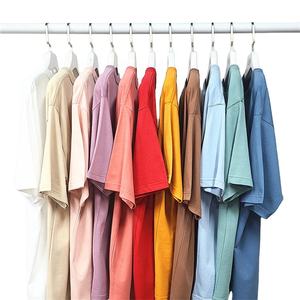 250 Gsm algodón pesado al por mayor Unisex Oem logo personalizado manga corta en blanco Casual camiseta para hombres - Product Image 2