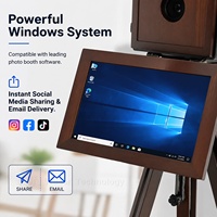 15,6 inch touchscreen houten fotohokje vintage bruiloft fotohokje machine