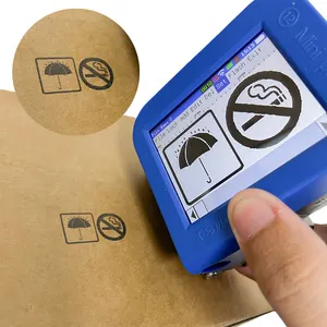 병 비닐 봉투 용 미니 핸드 제트 프린터 잉크 카트리지 휴대용 핸드 헬드 잉크젯 프린터 만료일 일괄 코딩 기계