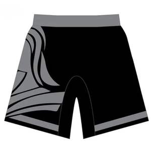 Short Mma léger unisexe en gros avec logo personnalisé Short de combat en coton dernier design pour hommes - Product Image 2