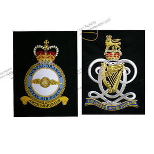 Generals Regimental Blazer <b>Badge</b> HAND EMBROIDERED BULLION WIRE PATCHES Ceremonial <b>Badges</b> - Product Image 6