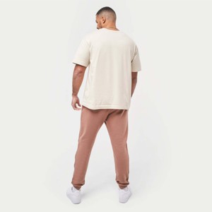ขายส่งคุณภาพสูงโลโก้ที่กําหนดเองผู้ชาย Joggers กางเกงวอร์มเปิดด้านล่างขาตรงสบายๆหลวมพอดีกางเกงวิ่ง - Product Image 5