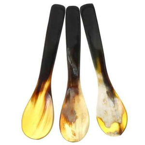Lightweight Buffalo Horn Made Spoons for Luxury Dining Accessories Quality Ox Horn Spoon for Gifts Food-safe Ox Horn Spoon - Product Image 6
