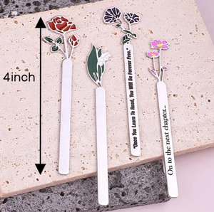 Eco-Friendly Wooden <b>Bookmark</b> with Hawaiian Flowers -Artistic Gift Box Included VIET FARGIMEX - Product Image 4