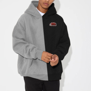 Men's Winter Full-Zip Fleece 100% Cotton Heavy <b>Hoodies</b> Digital Printing 3D Embroidery-Customizable Casual High Street Sweatshirt - Product Image 2