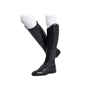 Botas ecuestres Suministros ecuestres de cuero Botas largas Equipo de equitación Zapatos de caballo antideslizantes Ultra resistentes al desgaste - Product Image 3