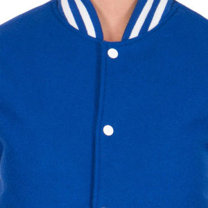 Venta directa de fábrica Varsity Jacket para mujer 100% Lana Mangas completas Logotipo personalizado Impresión Streetwear Estilo Servicio OEM - Product Image 5