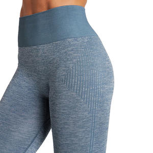 Leggings pour femmes de haute qualité avec logo personnalisé, 100% polyester, respirant, séchage rapide, taille élastique, poches, nouvelle arrivée - Product Image 6