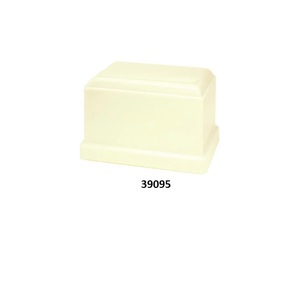 Urna conmemorativa de cremación de mármol cultivado negro natural recién llegada para proveedores, urna grande decorativa para cenizas funerarias con bolsa gratis - Product Image 4