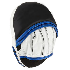 Boxing <b>MMA</b> Focus Mitts Black Orange Color Highest Quality Custom PVC Leather Curved Shaped Fighting Punching <b>Dummy</b> Micro Mitts - Product Image 4