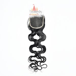 Cheveux humains vierges Remy 100% naturels, ondulations profondes, dentelle complète, facile à poser, cheveux indiens bruts, cuticules alignées, noir naturel, vente en gros, 4*4 HD Closure - Product Image 5
